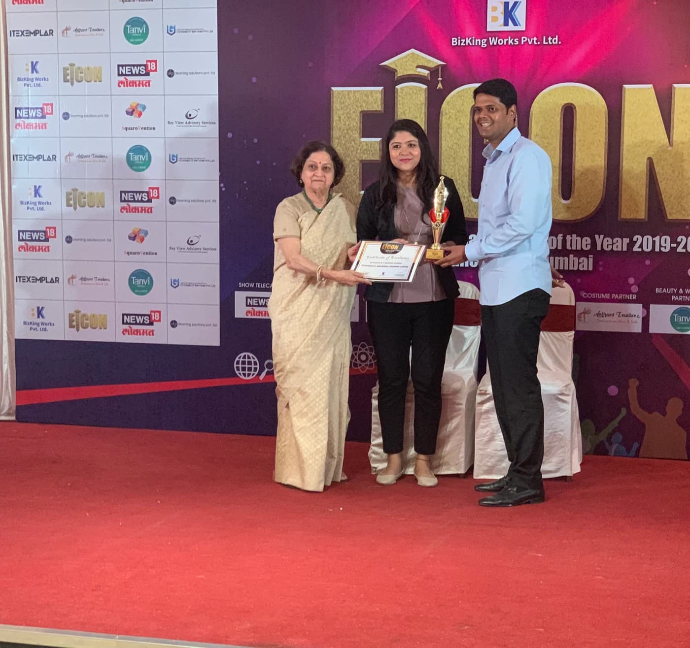 EIcon Award for Fastest Growing in IT Industrial Training