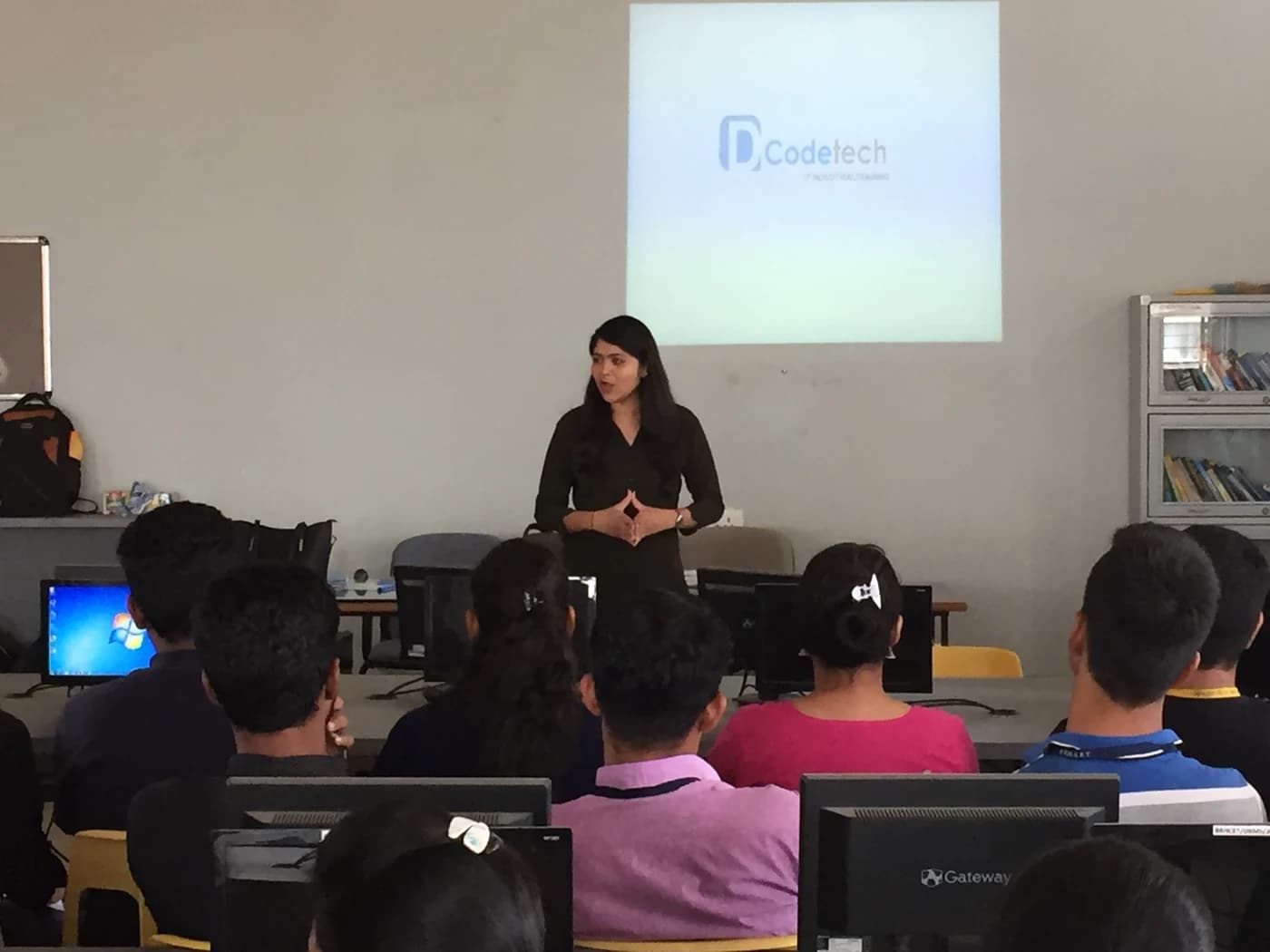Technical talk at B.R. Harne College