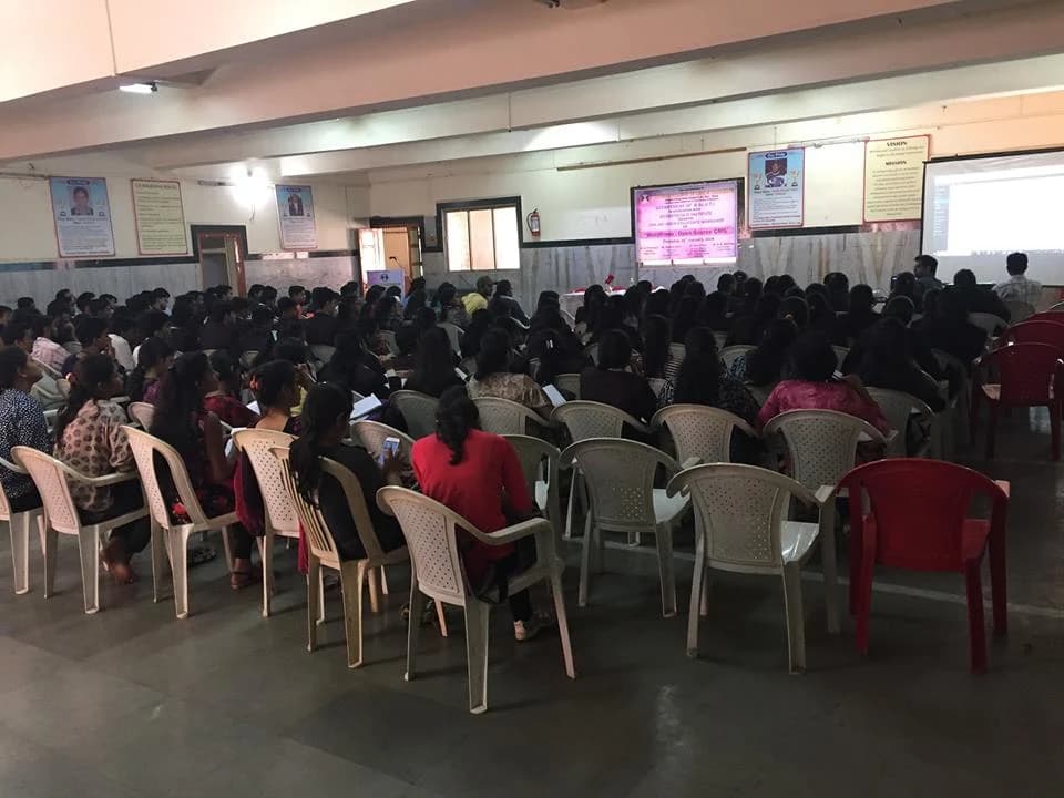 Workshop participants at Pragati College