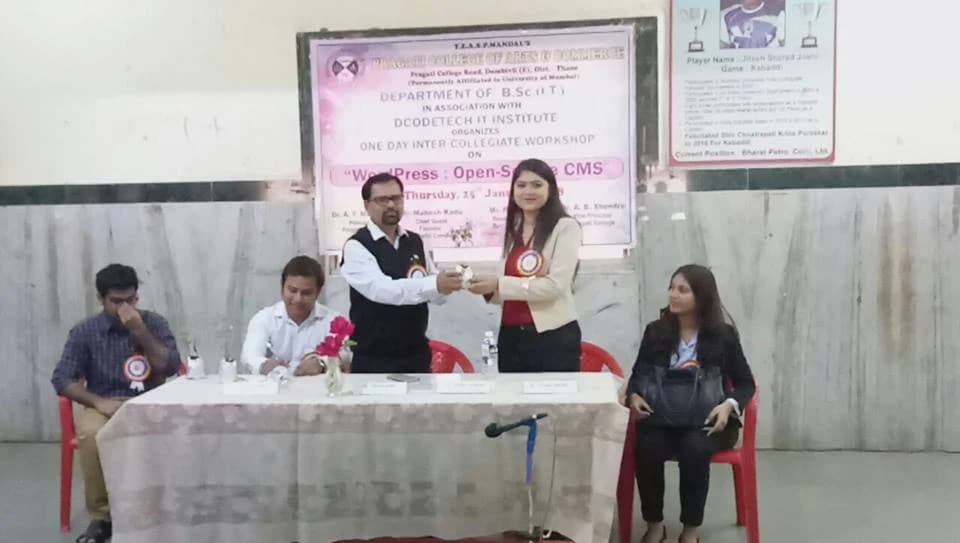 Workshop presentation at Pragati College