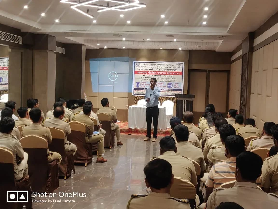 Cyber training at Ambarnath Police Station